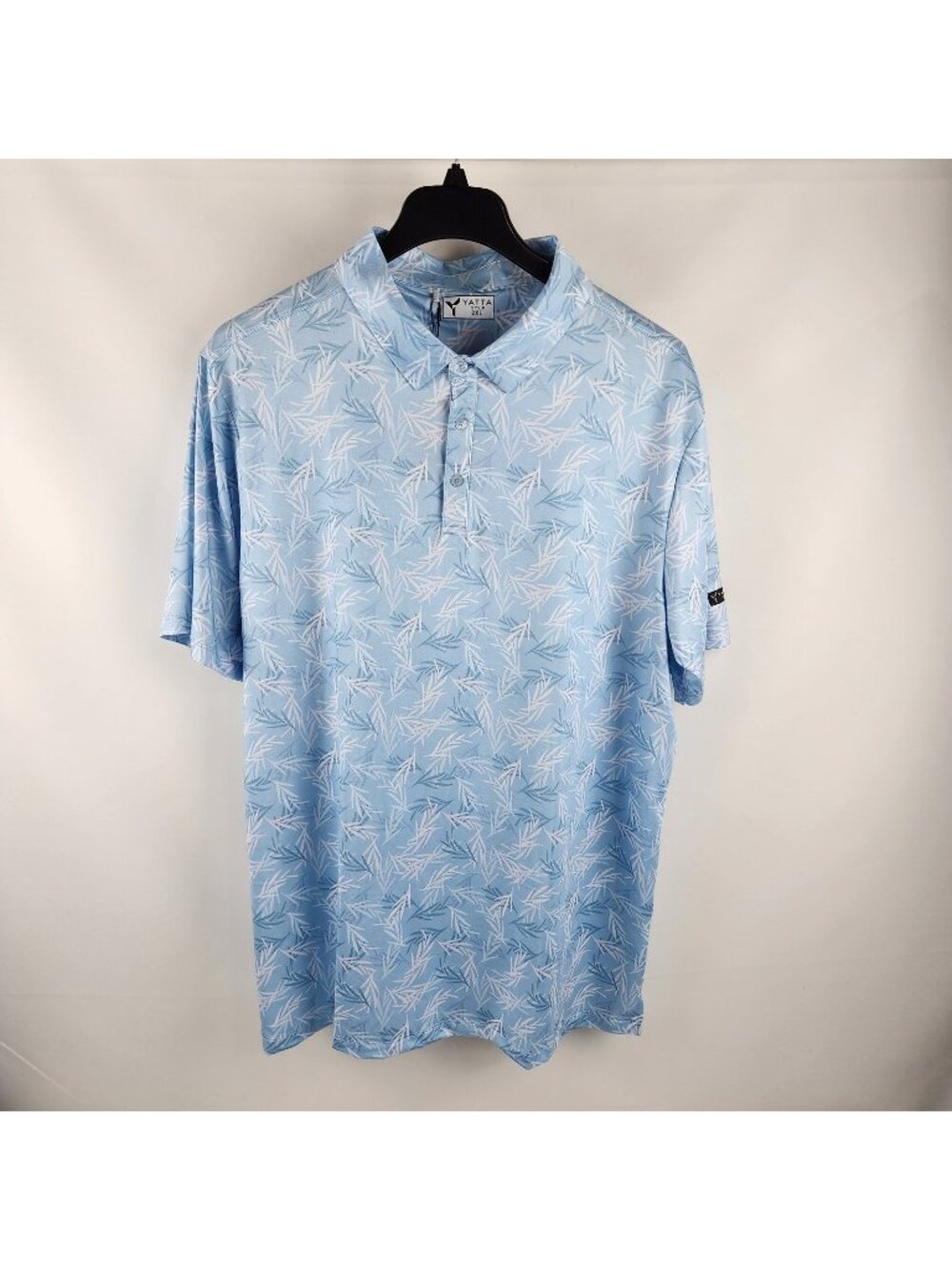 Yatta Shirt Mens 2XL Blue White Frost Delay S/S Golf Polo NWT